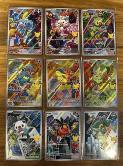 Pokemon First Partner Illustration Collection Series 2 Promos Full Set 9 Cards - Image 1