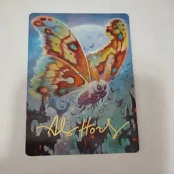 1 x Luminous Broodmoth (48/54) Art Card - Gold-Stamped Signature - Art Series: B - Image 1