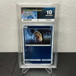 ACE 10 Psyduck 010/024 SMP2 Detective Pikachu 2019 Pokemon Card Japanese - Image 1