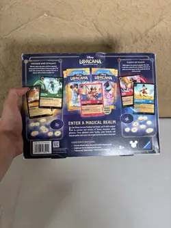Disney Lorcana Trading Card Game 2 Decks 4 Booster Packs 1 Promo Card Sealed - Image 2