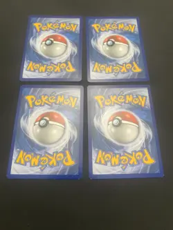 Pokemon Fiery Flint Playset Dragon Majesty 60/70 4x Four Cards x4 Lightly Played - Image 2