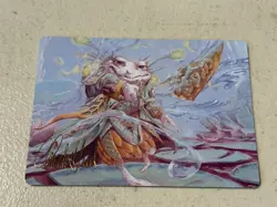 mtg gold signature Glarb Calamity's Augur, Bloomburrow Art Series card 40/54 - Image 1