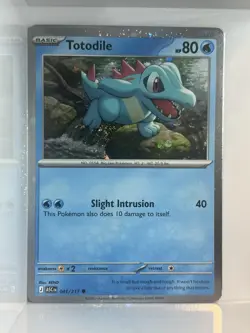 Miscellaneous Cards & Products #041/217 Totodile (Cosmos Holo) - Image 1