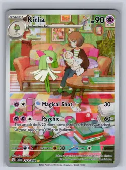 Kirlia 212/198 Holo Illustration Rare Scarlet & Violet Pokemon NM - LP - Image 1