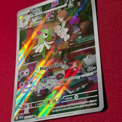 Kirlia 212/198 Holo Illustration Rare Scarlet & Violet Pokemon NM - LP - Image 4