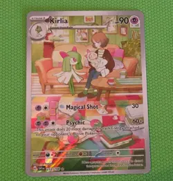 Kirlia 212/198 IR Scarlet & Violet Base Set Pokemon Card NM Illustration Rare - Image 1