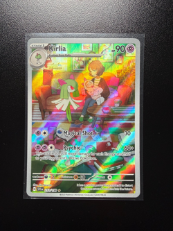 Kirlia 212/198 IR Scarlet & Violet Base Set Pokemon Card NM Illustration Rare - Image 1