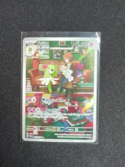 Kirlia - 212/198 - Pokemon Scarlet Violet Base Illustration Rare NM - Image 1