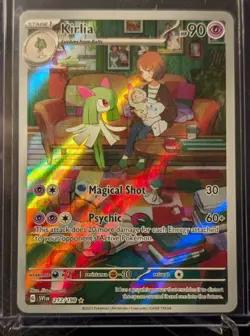Kirlia - Scarlet & Violet 212/198 Holo Illustration Rare - Pokemon TCG NM+ - Image 1