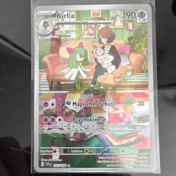 Pokemon TCG Kirlia Scarlet and Violet Base Set Illustration Rare Card 212/198 NM - Image 3