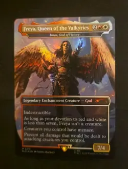 MTG Freya, Queen of the Valkyries (Foil) Secret Lair x God of War 2215 NM - Image 1