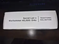 MTG Secret Lair – Warhammer 40K Orks (FOIL Edition) – Factory Sealed HaloTape 195166171302 - Image 3