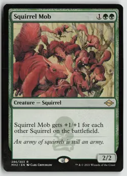 Squirrel Mob Lightly Played 286 Modern Horizons 2 MTG - Image 1