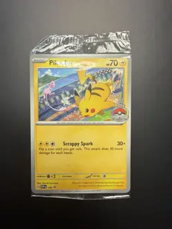 Pokemon TCG Pikachu 190 Black Star Promo World Championships 2024 SVP EN Sealed - Image 1