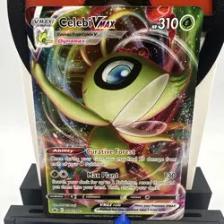 Pokemon TCG CELEBI VMAX Sword & Shield Chilling Reign 008/198 Holo Ultra Rare - Image 2