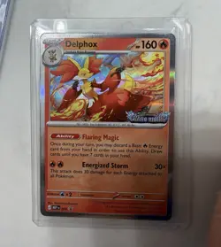 Pokemon Delphox 02/04 Chaos Rising Promo Holo - Image 1