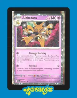 Alakazam - (Cosmos Holo) Holo Blister Exclusives 082/167 NM Pokemon TCG - Image 1