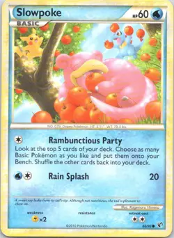 2010 Undaunted Slowpoke Common #66/90 - Image 1