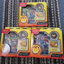 Pokemon Day 2026 Collection 30th Anniversary Box Promo W/ Coin - Sealed X3 - Image 1