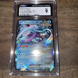 Pokemon TCG CGC 9 Walking Wake Ex 2024 Black Star Promos Paradox Clash Tin - Image 3