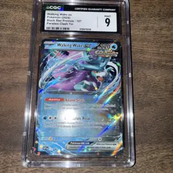 Pokemon TCG CGC 9 Walking Wake Ex 2024 Black Star Promos Paradox Clash Tin - Image 4