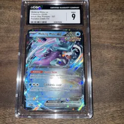 Pokemon TCG CGC 9 Walking Wake Ex 2024 Black Star Promos Paradox Clash Tin - Image 5