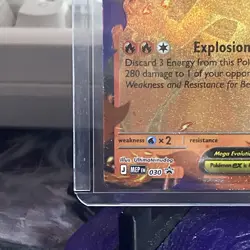 Mega Charizard Y ex 030 Holo Promo ME: Mega Evolution Promo Pokemon Near Mint - Image 5