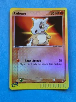 Pokemon Reverse Holo Cubone- Team Magma vs Team Aqua- 40/95- LP - Image 1