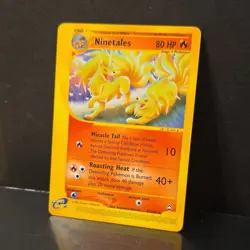 The Pokemon Company Ninetales 025/147 Aquapolis Rare Regular ENG 2002 - Image 1