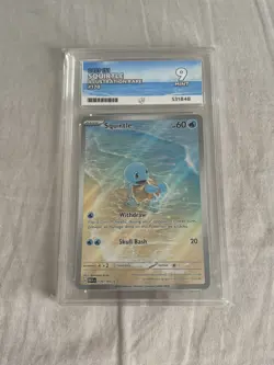 Pokemon Squirtle TCG Card 170/165 Scarlet & Violet 151 Illustration Rare Ace 9 - Image 3