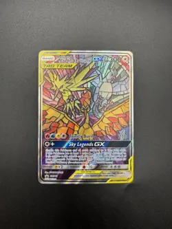Pokemon TCG Hidden Fates Promo Card Moltres, Zapdos, Articuno GX SM210 - Image 3
