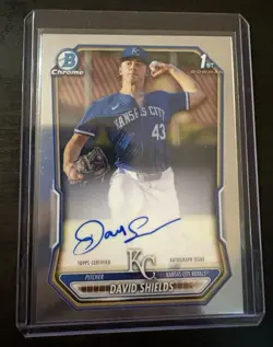 Bowman Chrome 2025 David Shields Royals Bowman 1st Auto CPA-DSH - Image 1