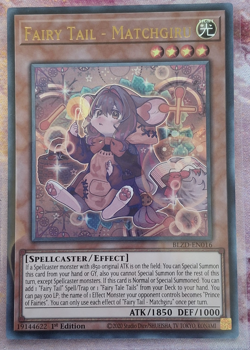 Fiary Tail Matchgiru - BLZD-EN016 - Ultra Rare 1st Edition YuGiOh Near mint - Image 1