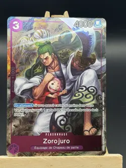 One Piece Zoro-Juurou OP05-067 RARE FRENCH PROMO 1st Anniversary exclusive fr NM - Image 1