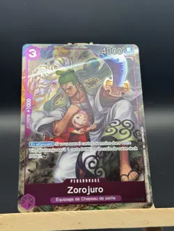 One Piece Zoro-Juurou OP05-067 RARE FRENCH PROMO 1st Anniversary exclusive fr NM - Image 2