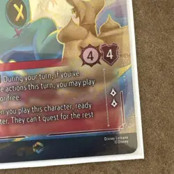 Disney Lorcana TCG Lilo Causing An Uproar Enchanted # 217/204 Pack Fresh NM Card - Image 4
