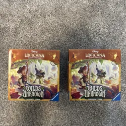 2026 Disney Lorcana Wilds Unknown NEW & SEALED LOT of 2 Trove Boxes - Image 1