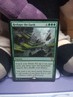 MTG Reshape the Earth Commander Legends Mythic Card 249/361 Regular - Image 1