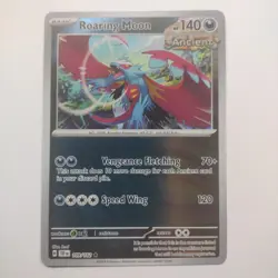 Pokemon TCG Roaring Moon 109/162 Temporal Forces Reverse Holo Rare Card - NM - Image 1