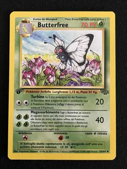 BUTTERFREE JUNGLE 33/64 Prima Edizione 1 Ed Ita Pokemon Card Wotc NM - Image 1
