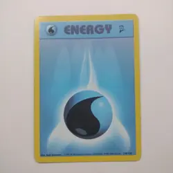 Water Energy 130/130 Pokemon Card (Base Set 2) MP - Image 1