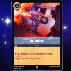 Ba-Boom! Action Card - Common - Disney Lorcana TCG Into the Inklands #196/204 - Image 1
