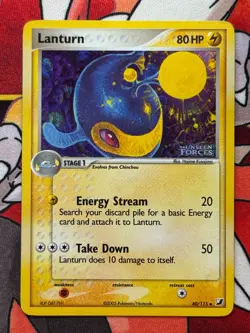 Lanturn 40/115 Reverse Holo Stamped - Pokemon EX Unseen Forces - NM/VLP - Image 1