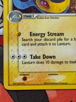 Lanturn 40/115 Reverse Holo Stamped - Pokemon EX Unseen Forces - NM/VLP - Image 4