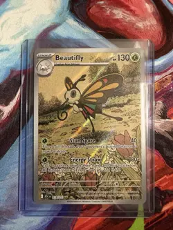 Pokemon Beautifly 219/217 Ascended Heroes Illustration Rare Holo NM - Image 1