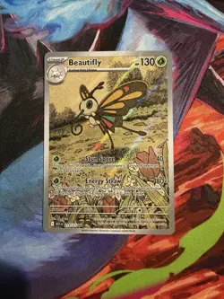 Pokemon Beautifly 219/217 Ascended Heroes Illustration Rare Holo NM - Image 3