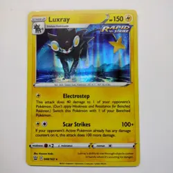 Luxray Holo 048 Battle Styles Rapid Strike Pokemon Card - Image 1