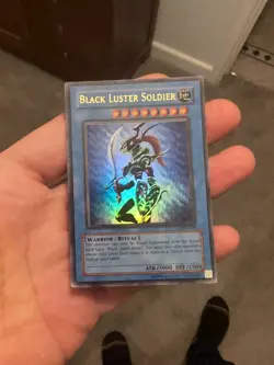 YuGiOh Black Luster Soldier SYE-024 Very Good Condition Unlimited - Image 1