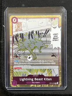 Lightning Beast OP15-076 UC (Dash Pack Full Art) - One Piece TCG - English - Image 1