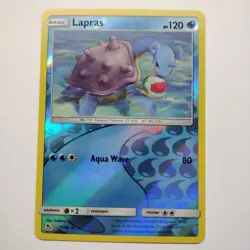 Lapras - 17/68 - Reverse Holo Rare - Hidden Fates - Pokemon Card MINT - Image 1